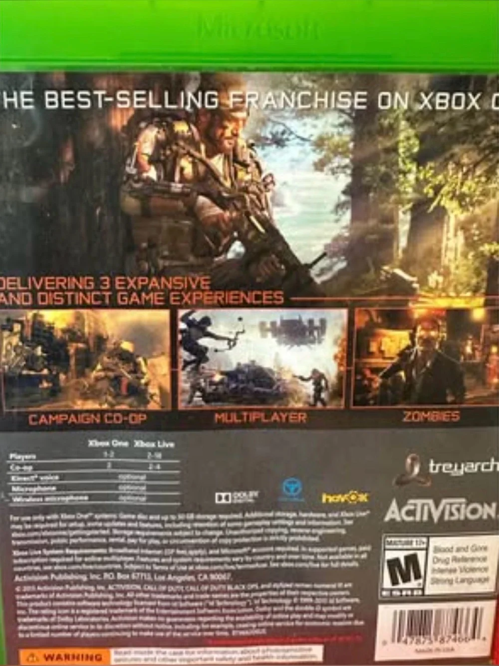 Xbox call duty